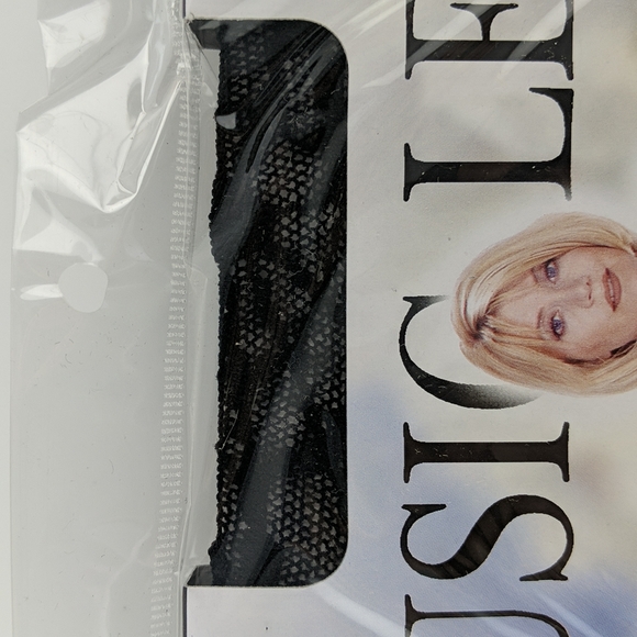 6 x Music Legs Body Stocking Black One Size Spiderweb Pattern Sleeveless NEW - Picture 8 of 8